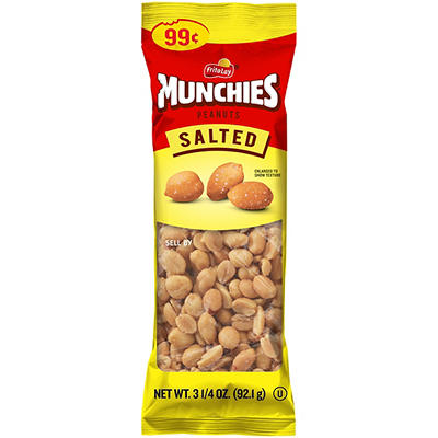 Munchies Peanuts Salted 3 1/4 Oz