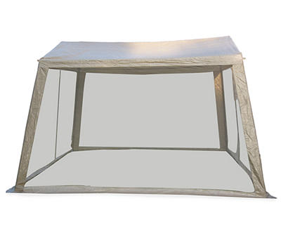 Sun Shelter With Netting, (12' x 12')
