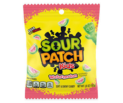 Sour Patch Kids Soft & Chewy Watermelon Candy 3.6 oz