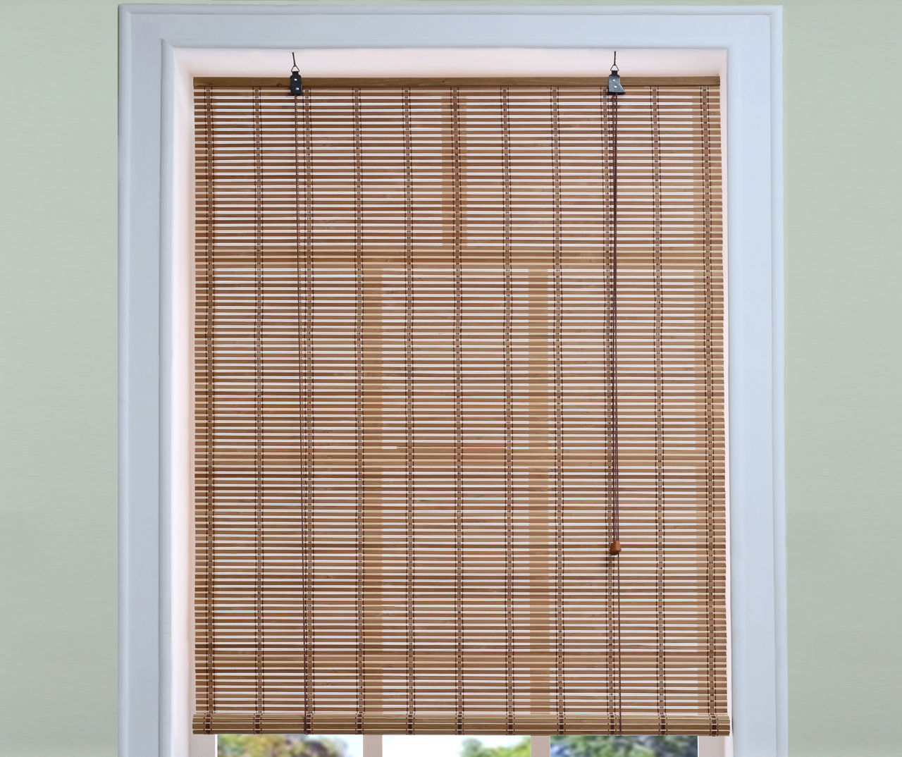 Living Colors Light Bamboo RollUp Blinds Big Lots