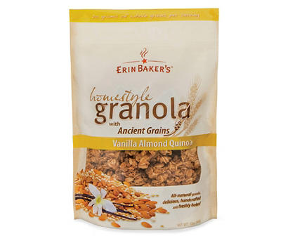 Erin Baker's Vanilla Almond Quinoa Homestyle Granola, 12oz