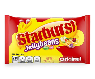 STARBURST Original Jellybeans Candy Bag, 2 ounce