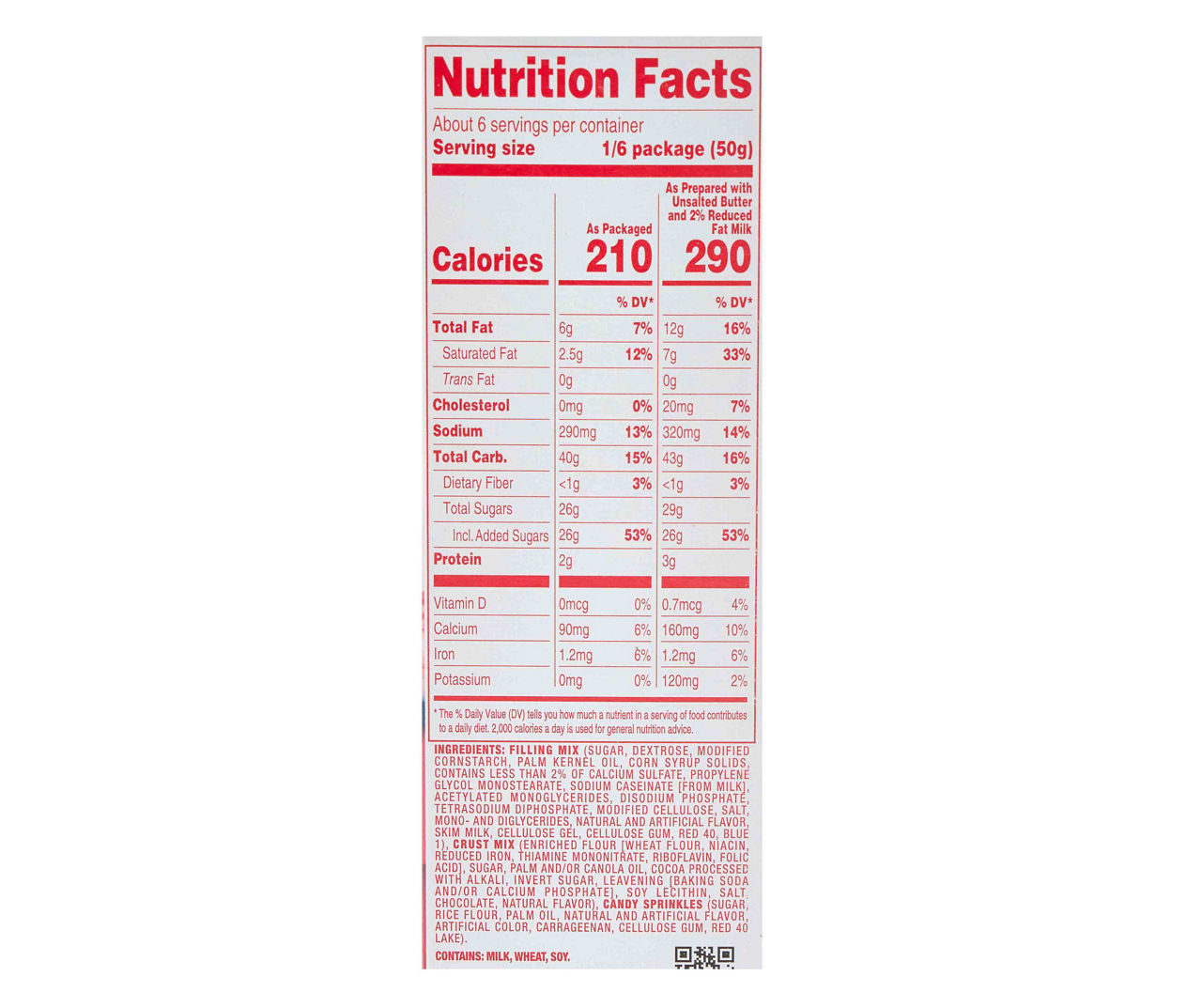 No Bake Candy Cane Cheesecake Dessert Mix, 10.4 Oz.