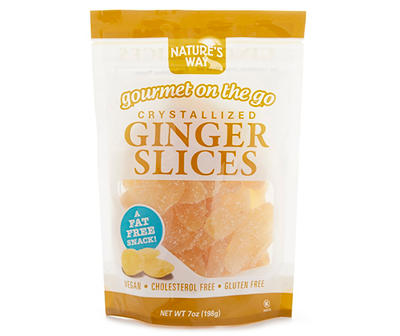 Crystallized Ginger Slices, 7 Oz.