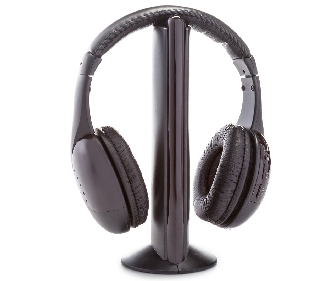 Sentry Black Wireless Headphones with Transmitter Big Lots