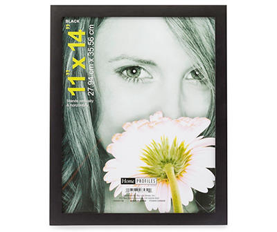 Black Linear Picture Frame, (11" x 14")