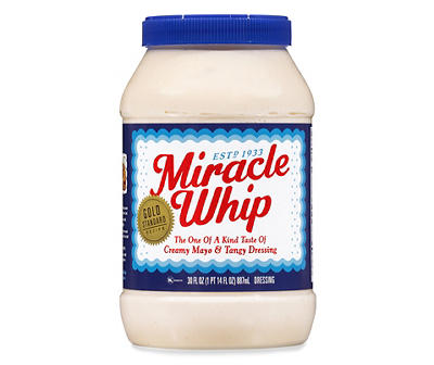 Miracle Whip Original Dressing, 30 fl oz Jar