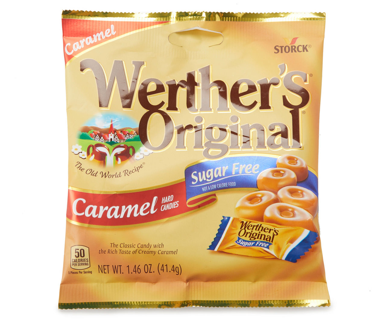 Werther's Original Sugar Free Caramel Hard Candies, 1.46 Oz. | Big Lots