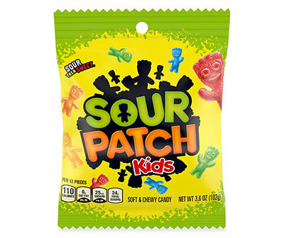 Sour Patch Kids Soft & Chewy Candy 3.6 oz. Bag