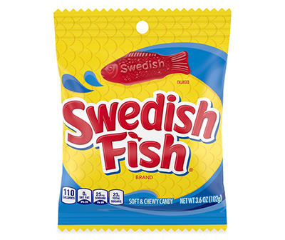 SWEDISH FISH Soft & Chewy Candy, 3.6 oz Bag