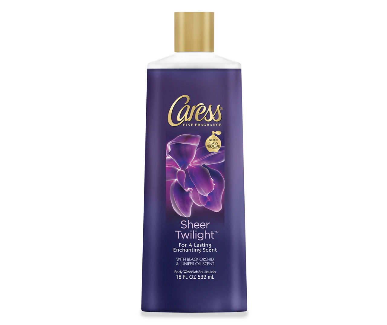 Caress Caress Sheer Twilight Black Orchid & Juniper Oil Scent Body Wash 18 fl. Squeeze Bottle | Big Lots