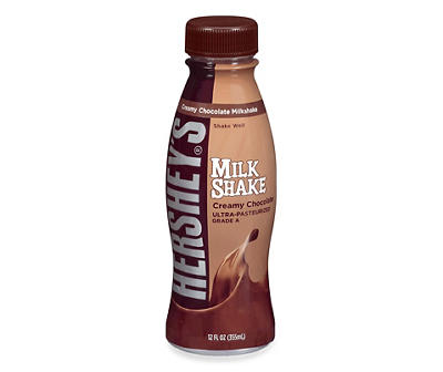 HERSHEY'S Creamy Chocolate Flavored Milkshake, 12 oz