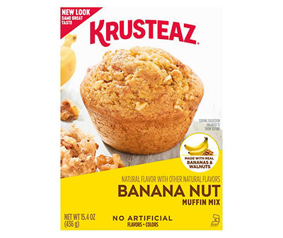 Krusteaz Banana Nut Muffin Mix, 15.4 Oz