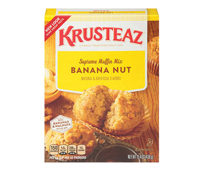 Krusteaz Banana Nut Muffin Mix, 15.4 Oz