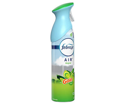 Febreze Odor-Eliminating Air Freshener, with Gain Scent, Original Scent, Pack of 2, 8.8 fl oz each