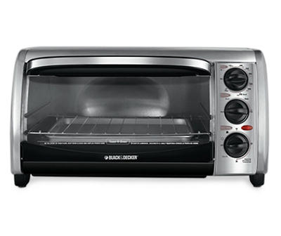 Black + Decker Stainless Steel Toaster Oven