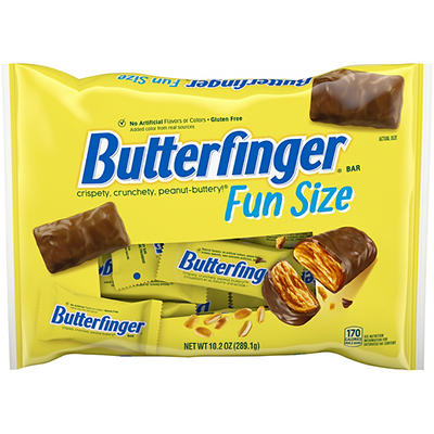 BUTTERFINGER FUN SIZE Candy Bars 10.2 oz. Bag