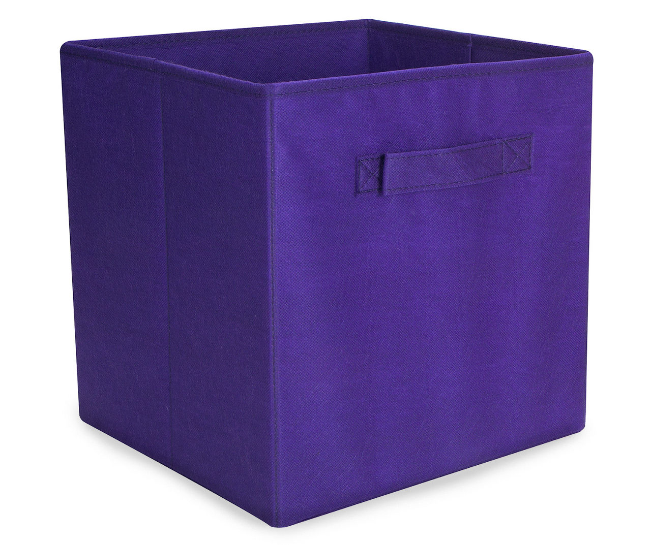 11" Purple Fabric Bin