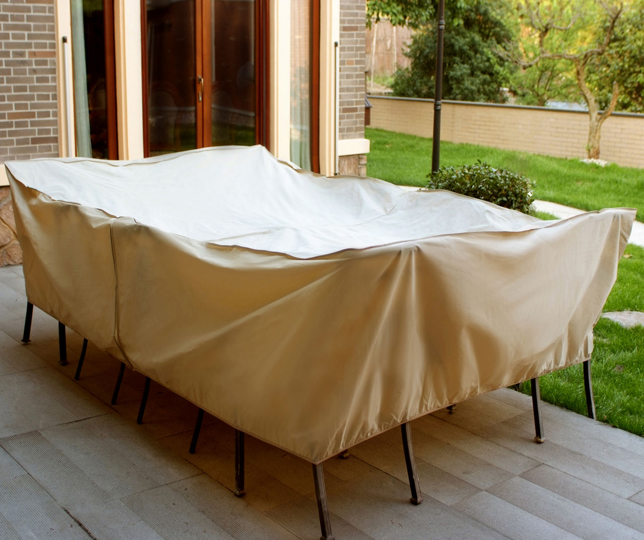 Heavy Duty Large Rectangular Patio Set Cover