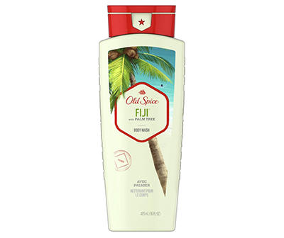 Old Spice Body Wash for Men Fiji with Palm Tree Scent, Inspired by Nature, 16 fl oz