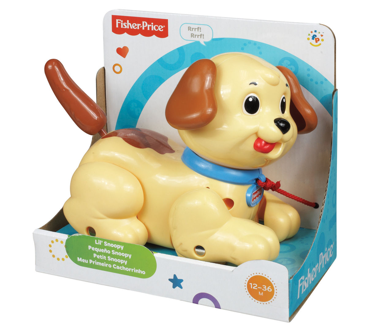 Fisher-Price® Brilliant Basics Lil' Snoopy Pull Toy - Brown/White, 1 ct -  Fred Meyer