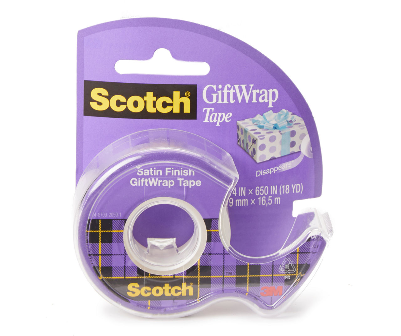 3M Scotch Giftwrap Tape Dispenser Roll