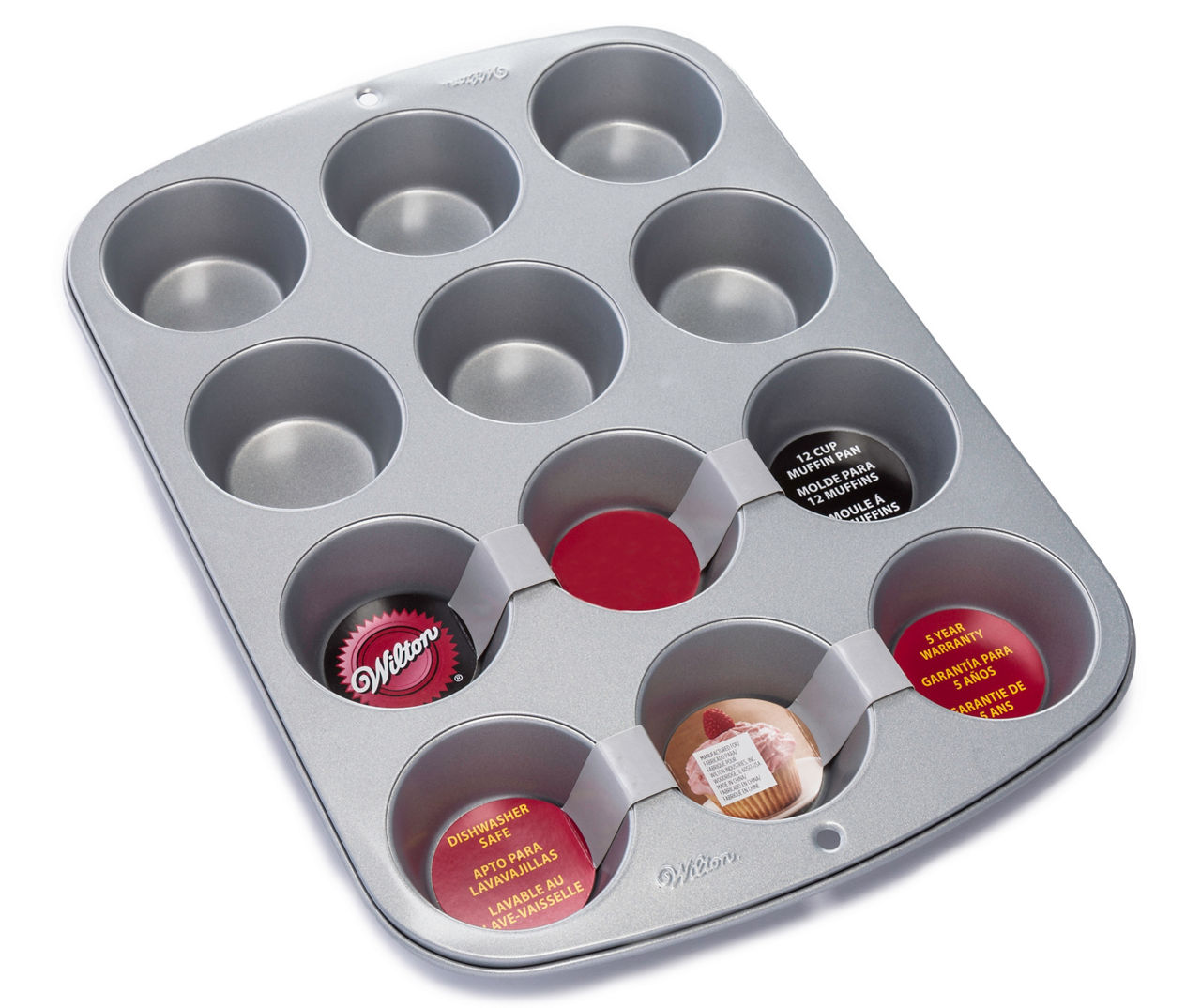  Wilton Recipe Right Muffin Pan, Mini 12 Cup, Gray: Wilton  Cupcake: Home & Kitchen