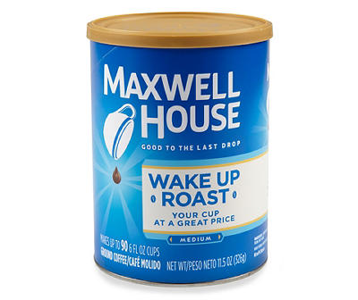 Maxwell House Wake Up Roast Medium Roast Ground Coffee 11.5 oz. Can