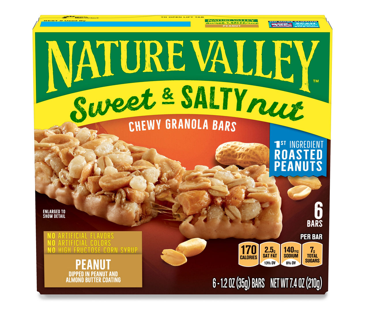 Nature Valley Peanut Sweet & Salty Granola Bars, 6-Pack | Big Lots