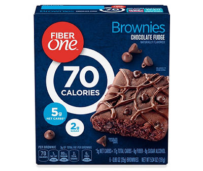 Chocolate Fudge Brownies, 6-Pack