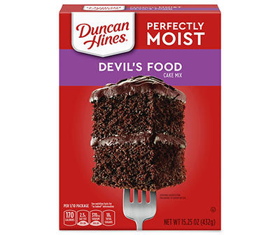 Duncan Hines Classic Devil's Food Cake Mix 15.25 oz. Box