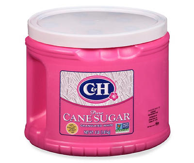 C & H SUGAR CANISTER 4 LB