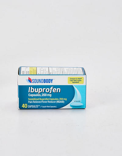 Ibuprofen 200 mg Softgel Capsules, 40-Count