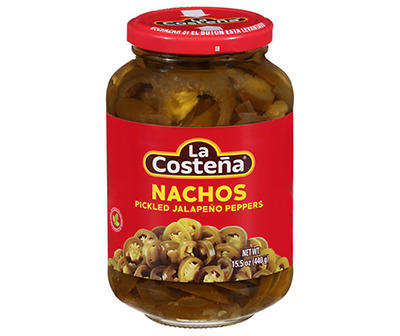 La Costeña Nachos Pickled Jalapeño Slices 15.5 oz. Jar