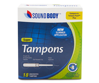 Super Tampons, 18-Count