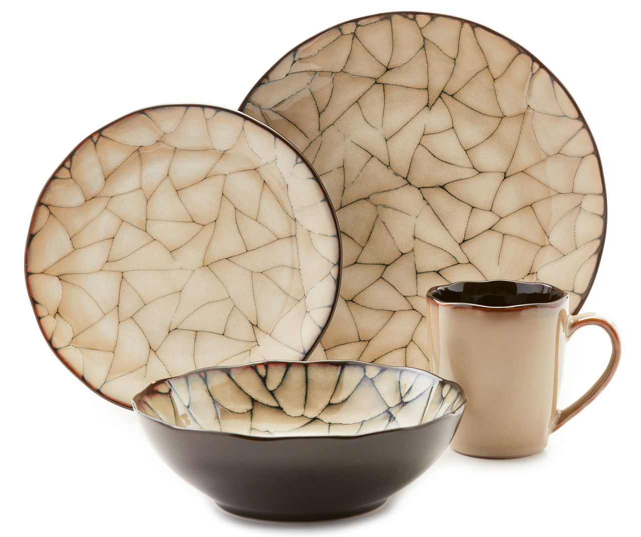 Gibson Home Zambezi 16PIece Stoneware Dinnerware Set Big Lots