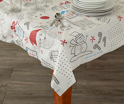 Holiday Activity Paper Tablecloth, (54