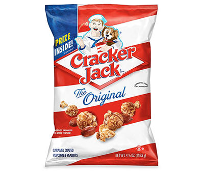 Cracker Jack Caramel Coated Popcorn & Peanuts The Original 4.125 Oz