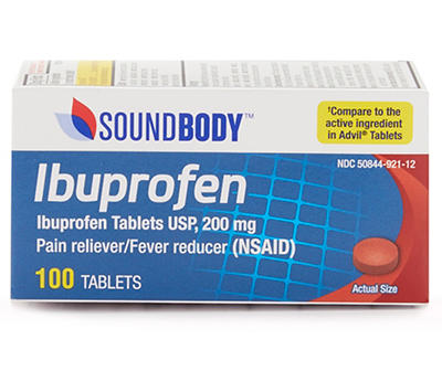 200 Mg Ibuprofen Tablets, 100 Count