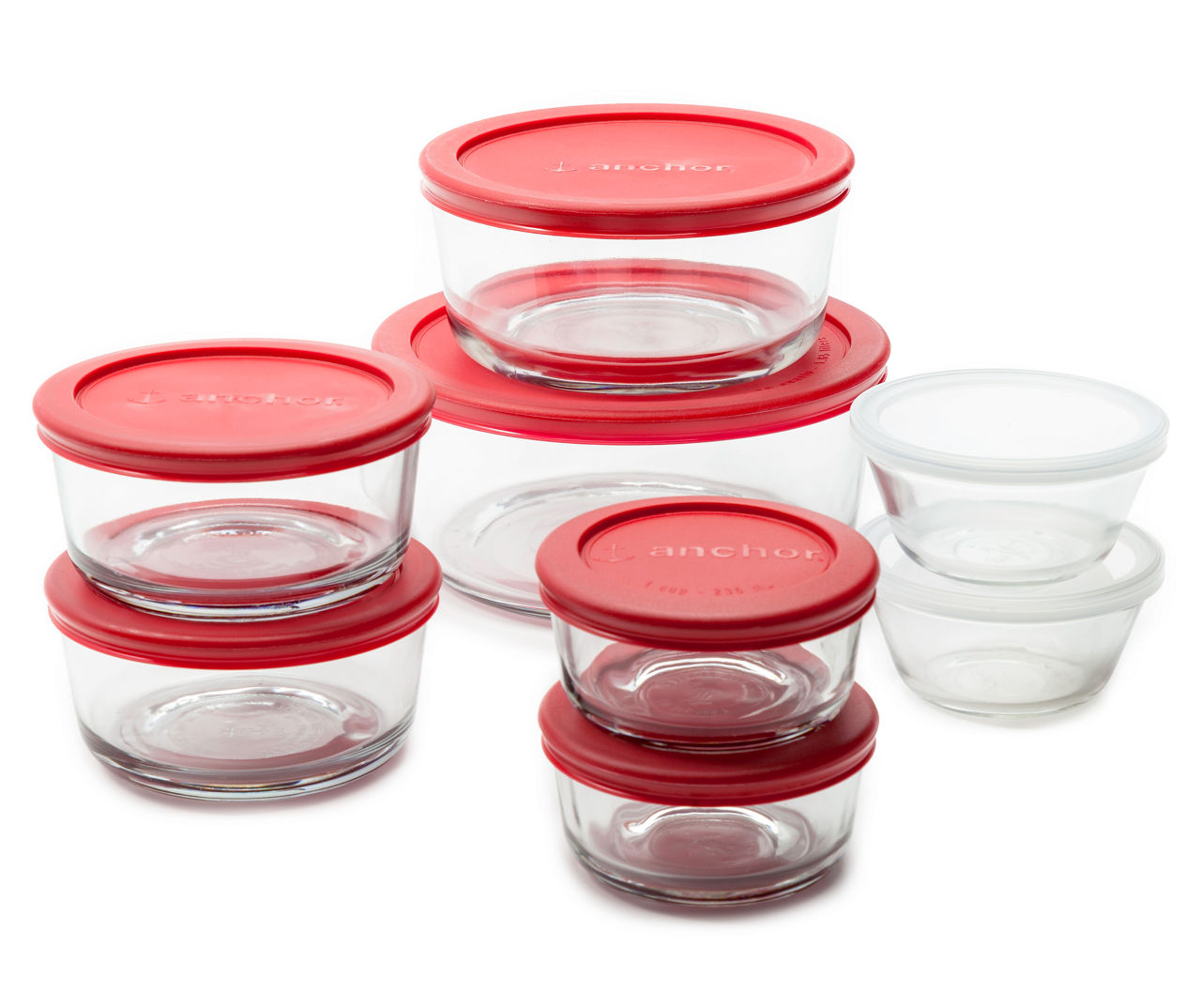 Anchor Hocking TrueSeal Glass Food Storage, Set of 16