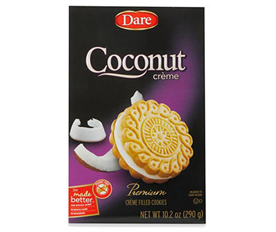 Coconut Premium Crème Filled Cookies, 10.2 Oz.