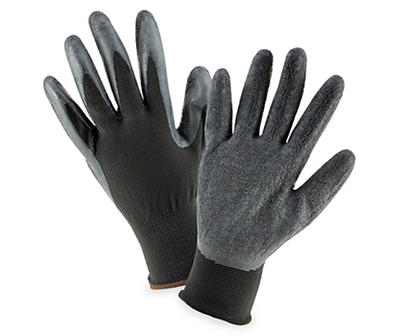 West Chester Men's Latex Coated Grip Gardening Gloves, 3-Pack