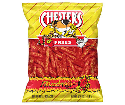 Chester's Fries Corn And Potato Snacks Flamin Hot Flavored 5 - 1/4 Oz