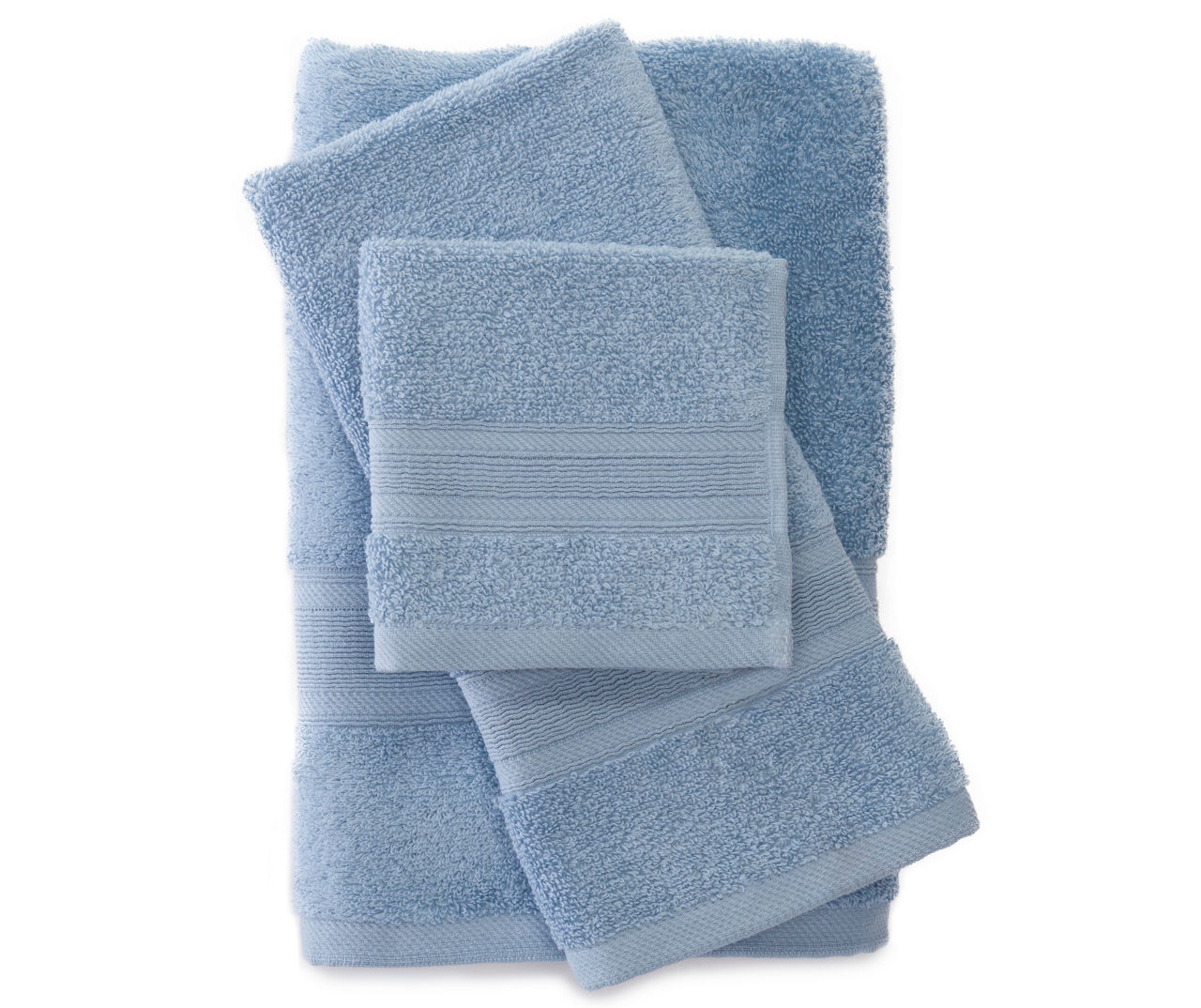 Living Colors Sky Blue Towels Collection Big Lots