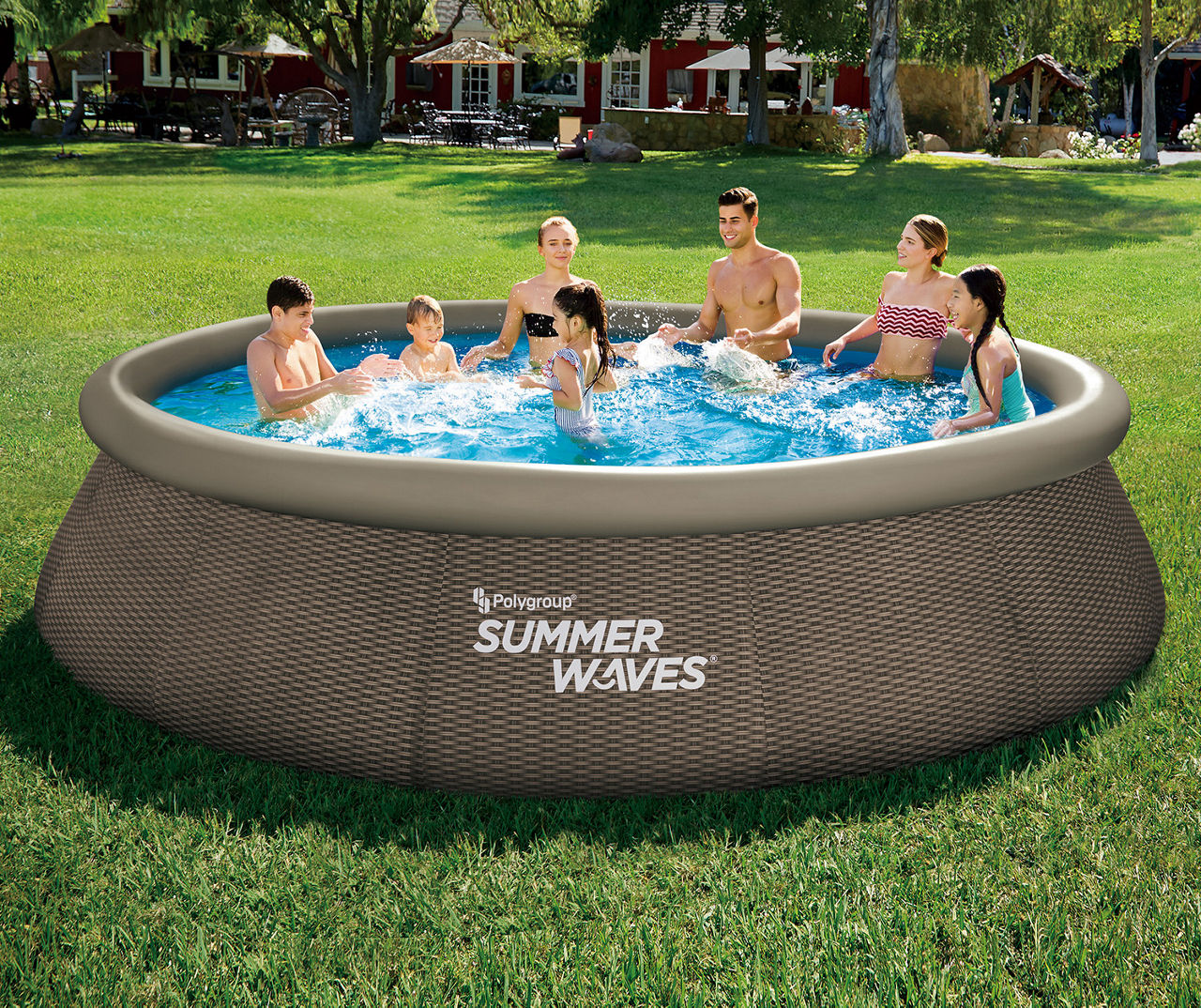 12-Feet by 30-Inch Discontinued by Manufacturer Summer Escapes Quick Set Ring Pool 