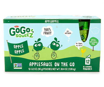 Applesauce On The Go Pouches, 12-Pack