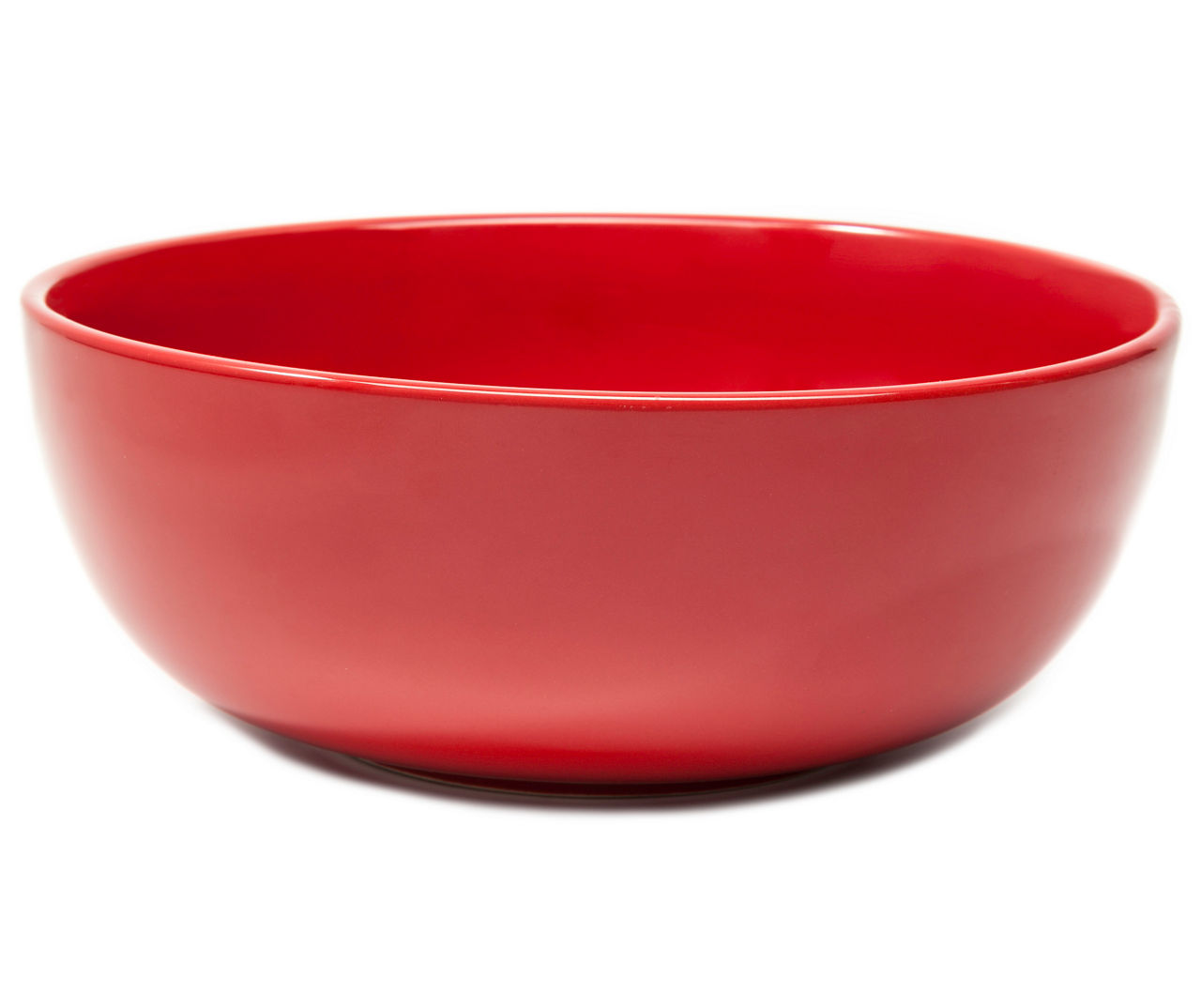 Red serving bowl sales