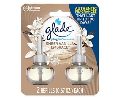 Sheer Vanilla Embrace PlugIns Scented Oil Refills, 2-Pack