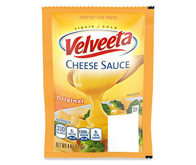 Velveeta Original Cheese Sauce, 4 oz Pouch