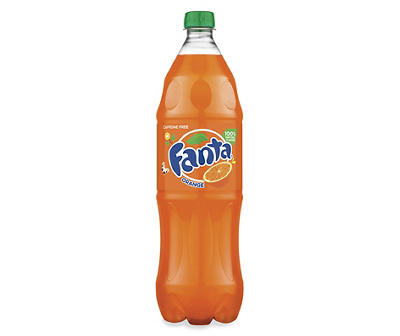 Fanta Orange Soda Fruit Flavored Soft Drink, 1.25 Liters